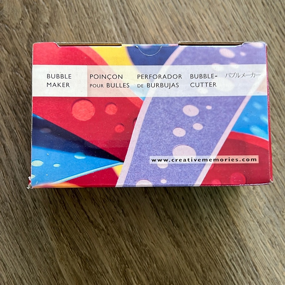 NWT Creative Memories Bubble Maker punch.